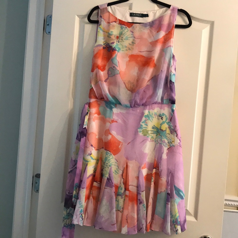 LAUREN by Ralph Lauren floral dress
